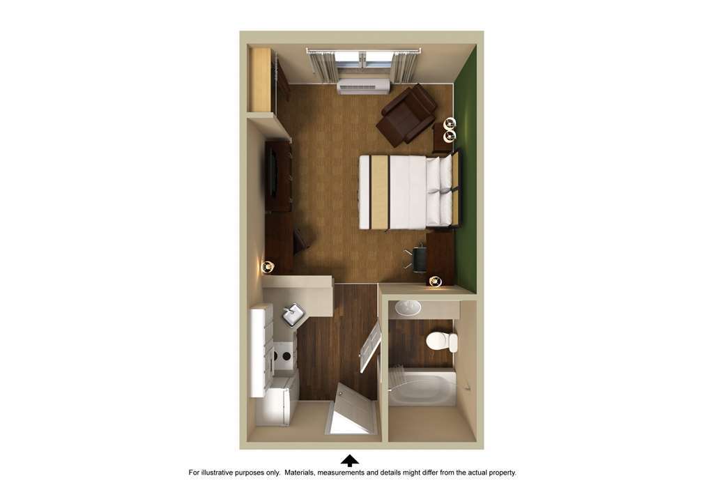 Extended Stay America Suites - Raleigh - Cary - Regency Parkway North Habitación foto